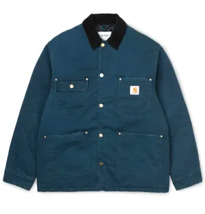 Carhartt WIP OG Chore Coat – Duck Blue/Black – Aged Canvas