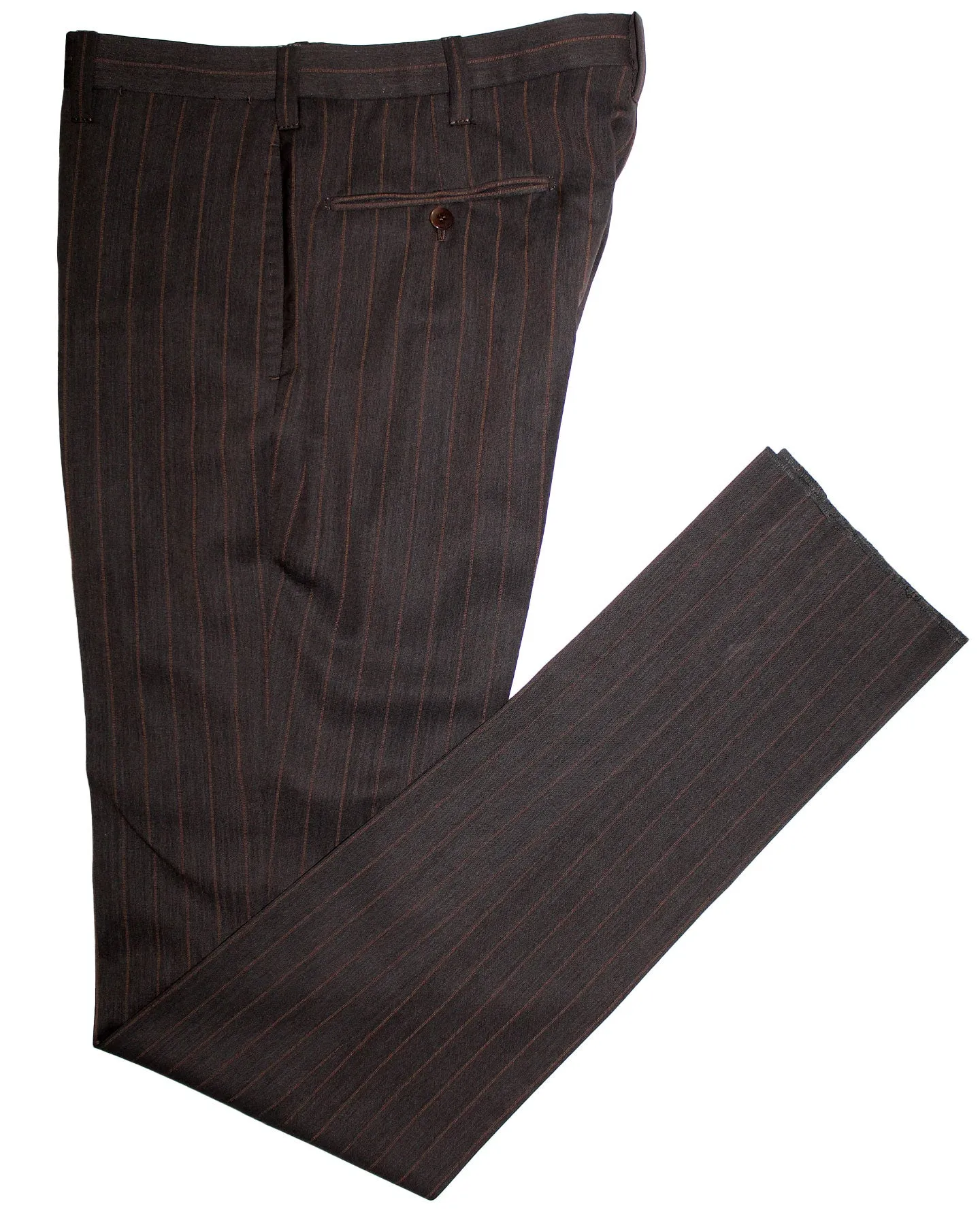 Cesare Attolini Suit Black Brown Stripes EU 50/ US 40