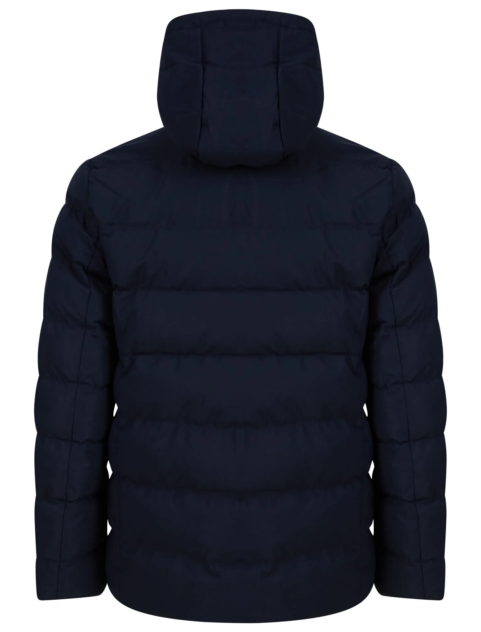 Chappin Quilted Puffer Coat with Hood In Sky Captain Navy - Tokyo Laundry