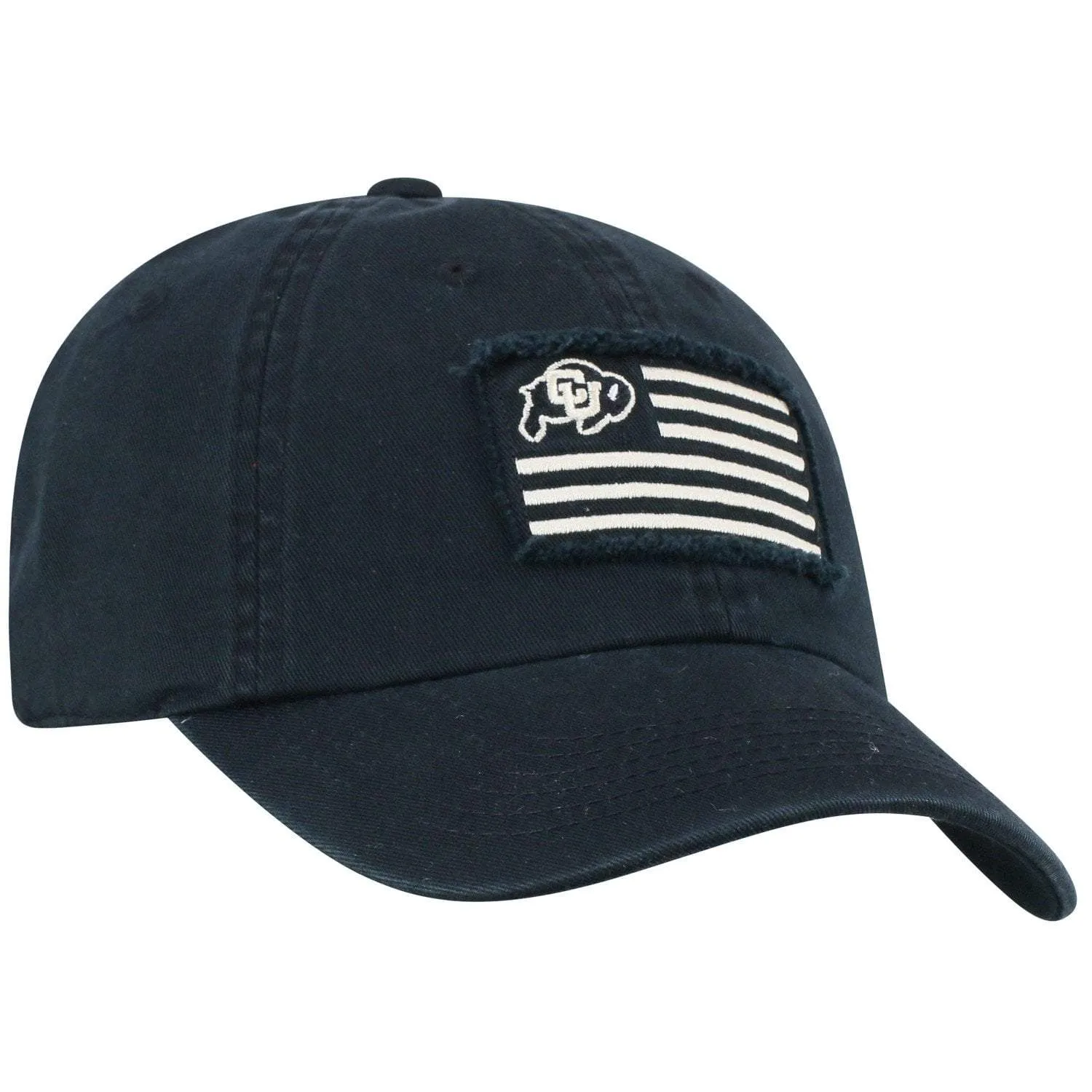 Colorado Buffaloes TOW Black "Flag 4" Crew Adj. Relax Hat Cap