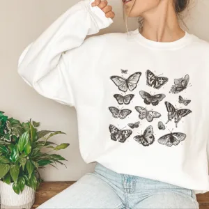 Cottagecore Butterfly Premium Crew Neck