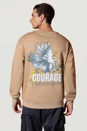 Courage Beige Sweatshirt