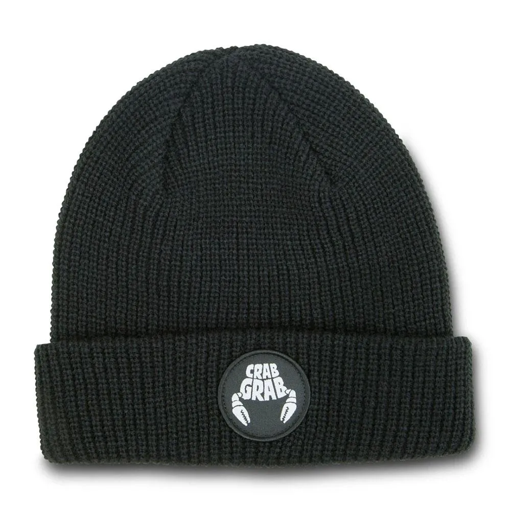 Crab Grab Circle Patch Beanie