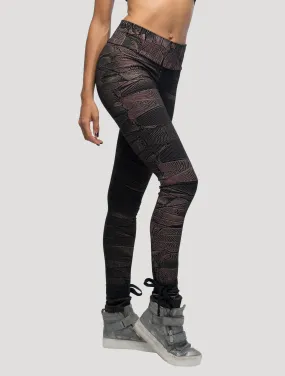 Crystal High Foldover Long Leggings