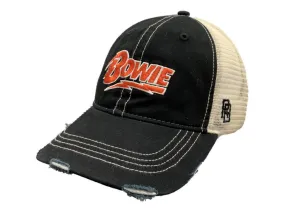 David Bowie Band Retro Brand Music Mesh Adjustable Snapback Trucker Hat Cap