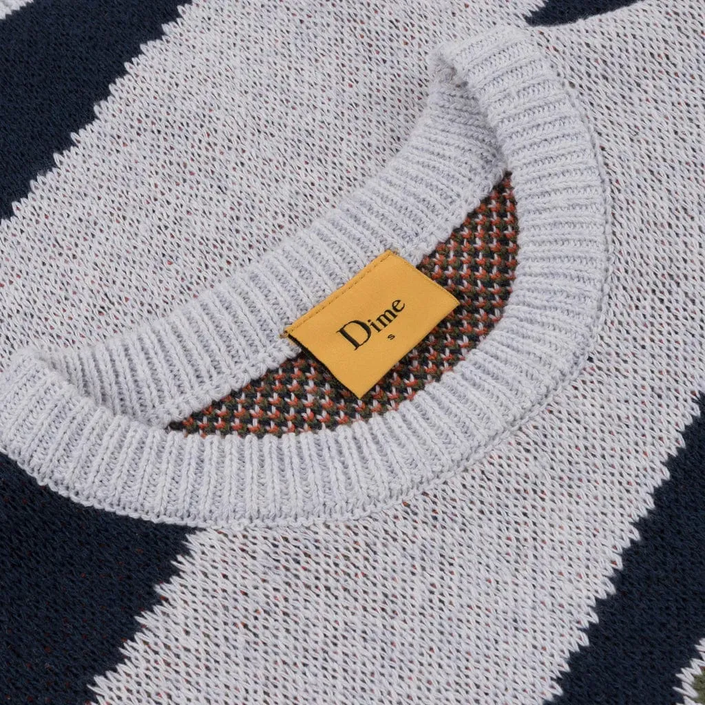 Dime MTL Bovine Wool Knit Sweater White