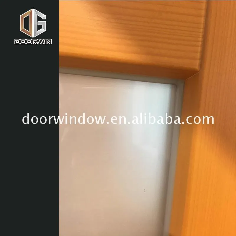 DOORWIN 2021Hot sale factory direct thermal break aluminium doors the glass door reviews company