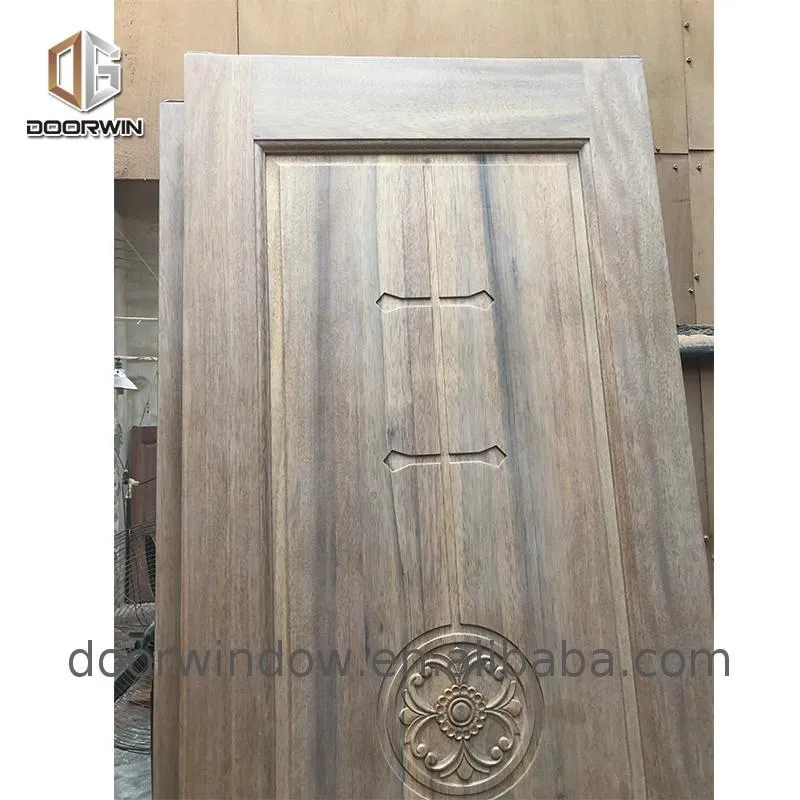 DOORWIN 2021Wooden doors for arc interiors wood grain entrance door solid wood with patterns casement door