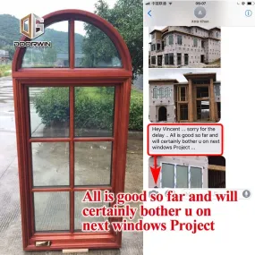 Doorwin wooden window frame design crank casement windows