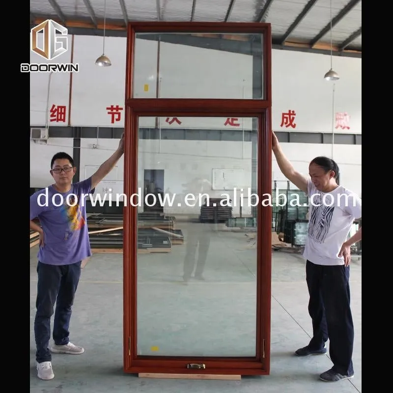 Doorwin wooden window frame design crank casement windows