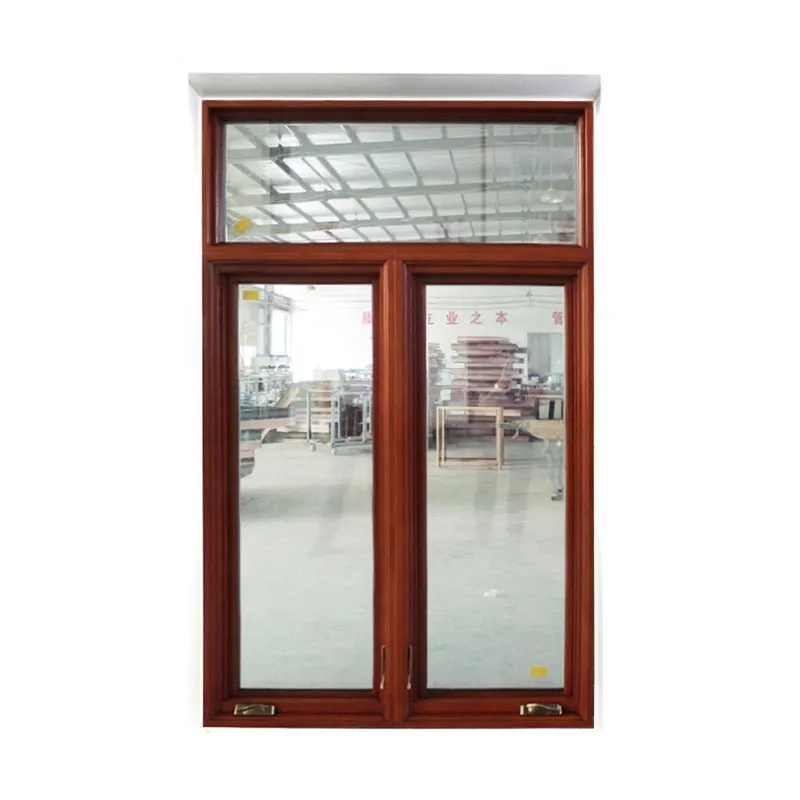 Doorwin wooden window frame design crank casement windows