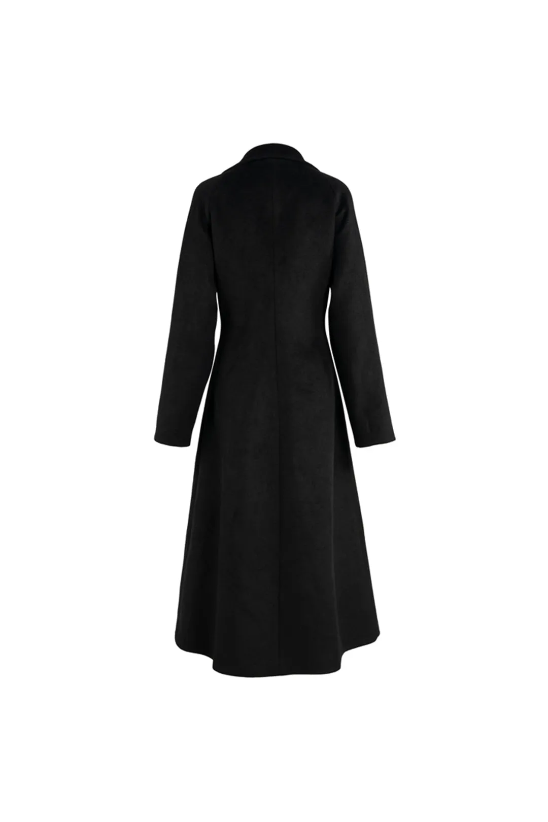 Double-sided wool coat | Long wool coat | Street style wool coat