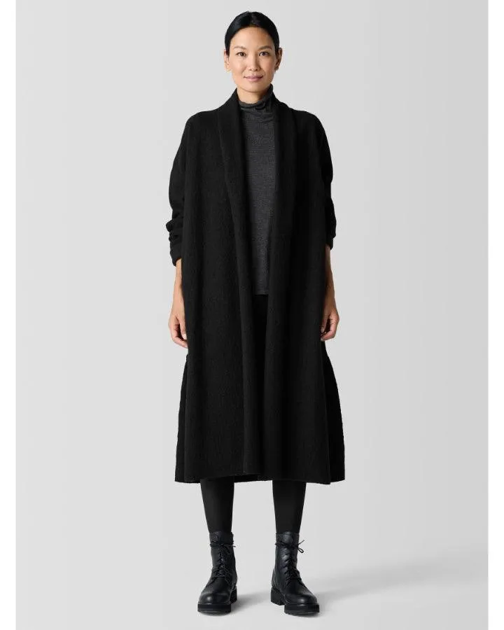 Eileen Fisher Lightweight Boiled Wool Icon Coat