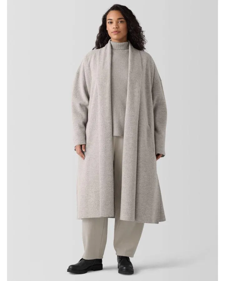 Eileen Fisher Lightweight Boiled Wool Icon Coat