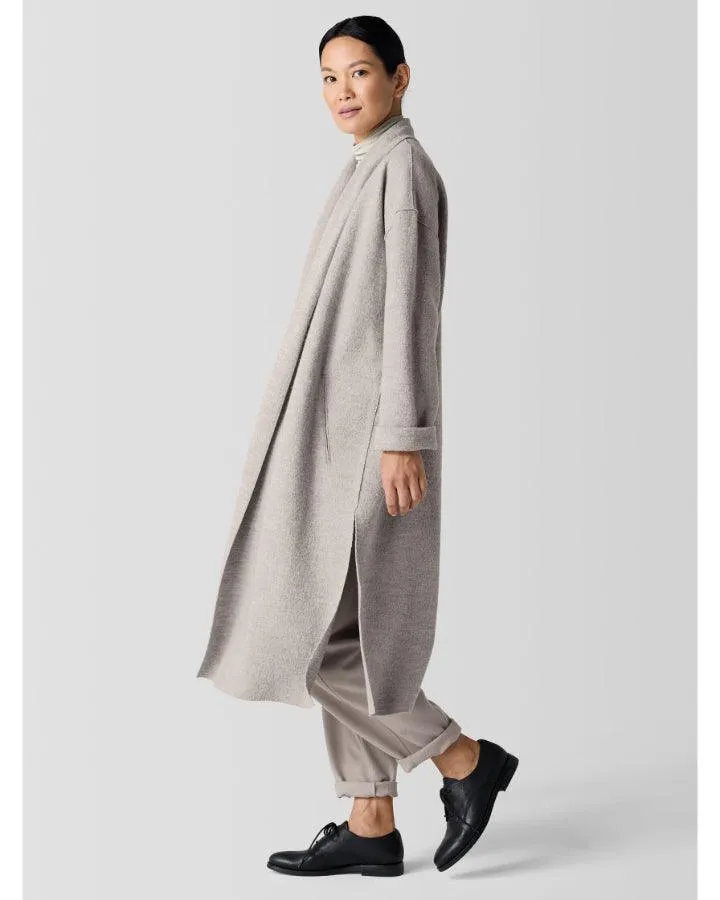 Eileen Fisher Lightweight Boiled Wool Icon Coat