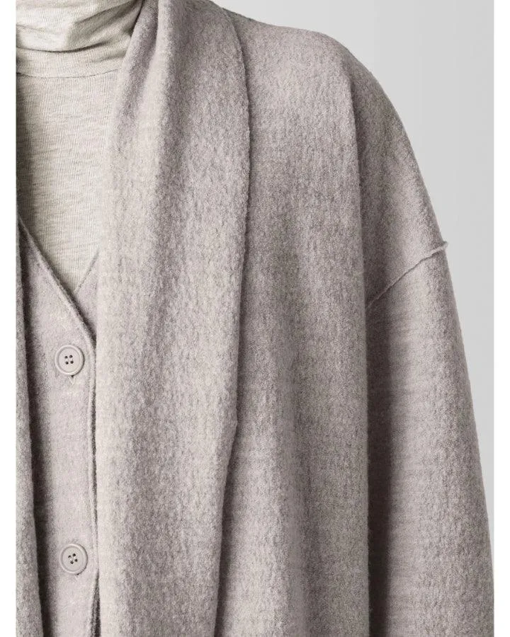 Eileen Fisher Lightweight Boiled Wool Icon Coat