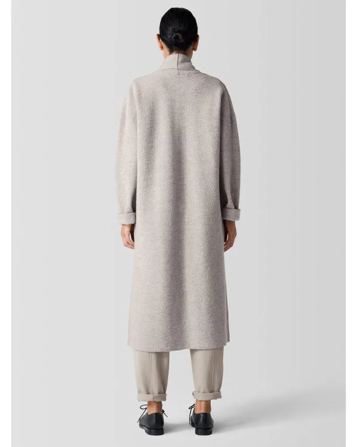 Eileen Fisher Lightweight Boiled Wool Icon Coat