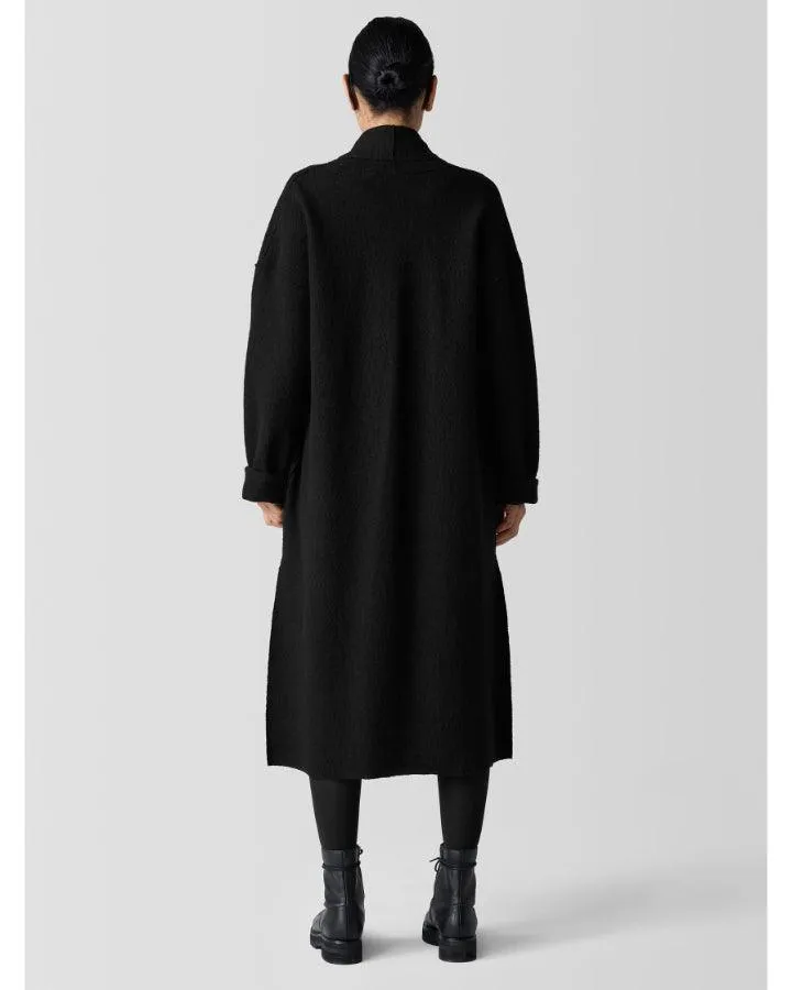 Eileen Fisher Lightweight Boiled Wool Icon Coat