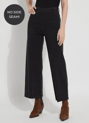 Erin High Waist Wide Leg Denim | Black