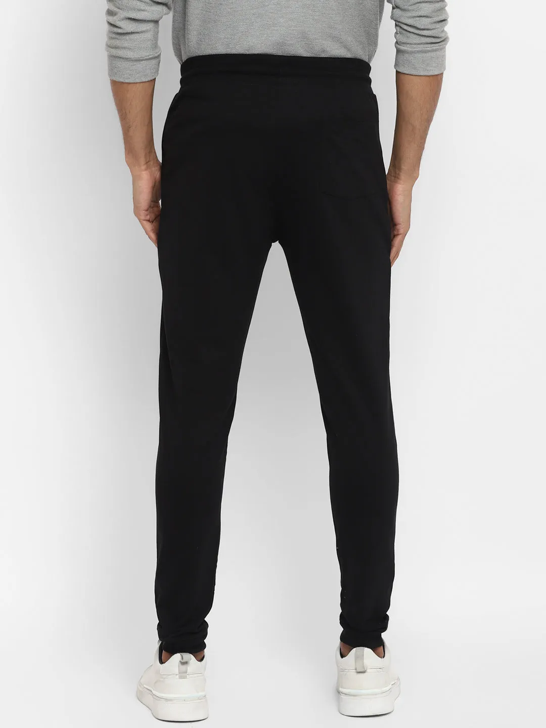 Essentials Black Solid Joggers