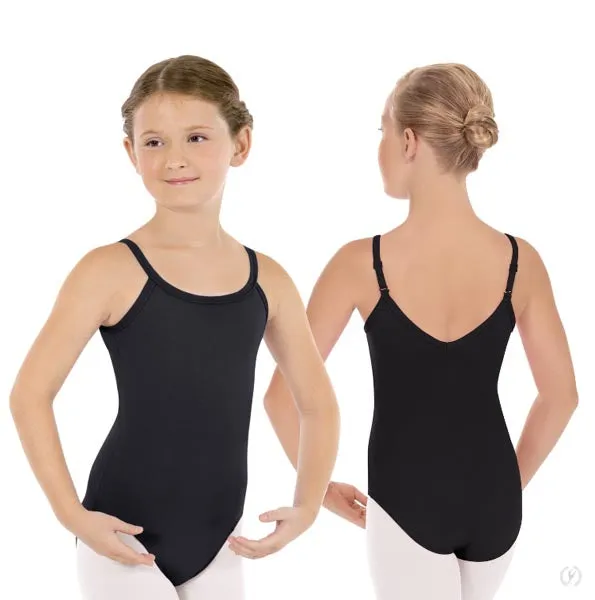 Eurotard 10819C Girls Cotton Lycra® Adjustable Strap Camisole Leotard