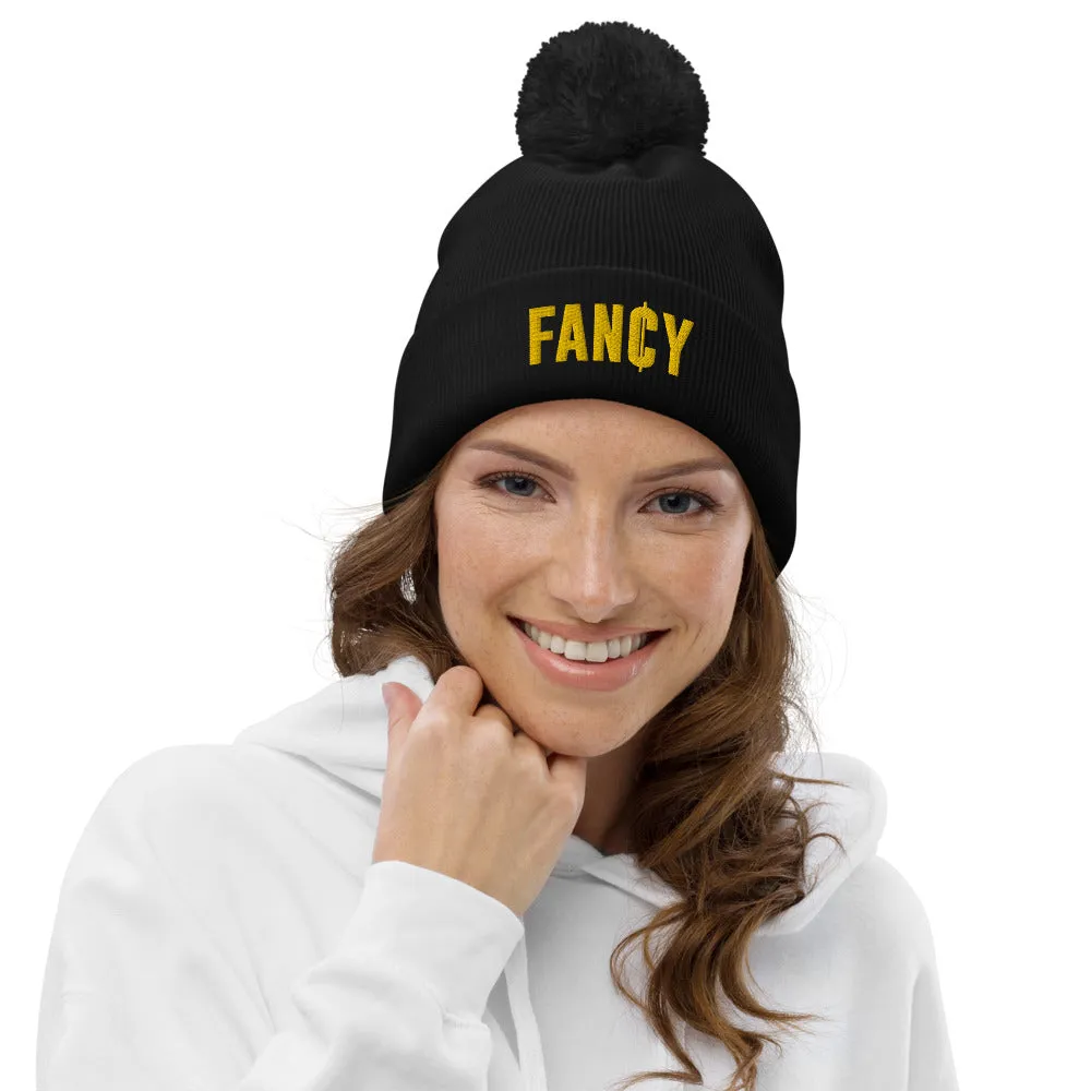 FANCY POM POM BEANIE