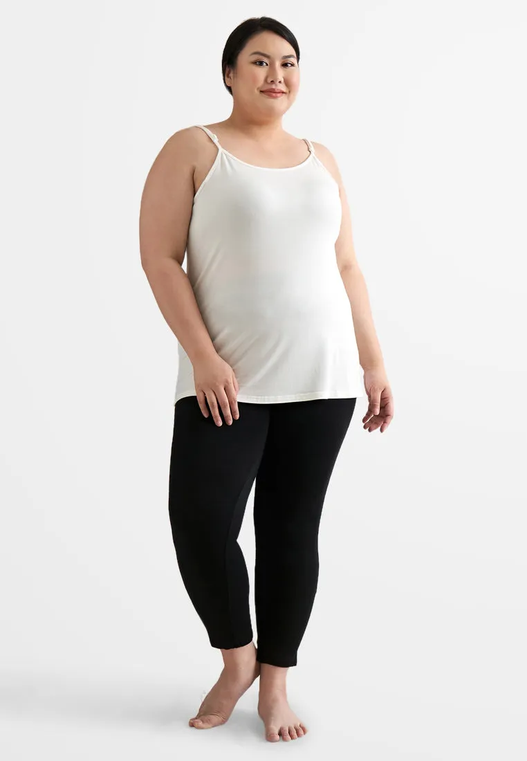 Feena OUTSTANDINGLY SOFT Plus Size Camisole - White