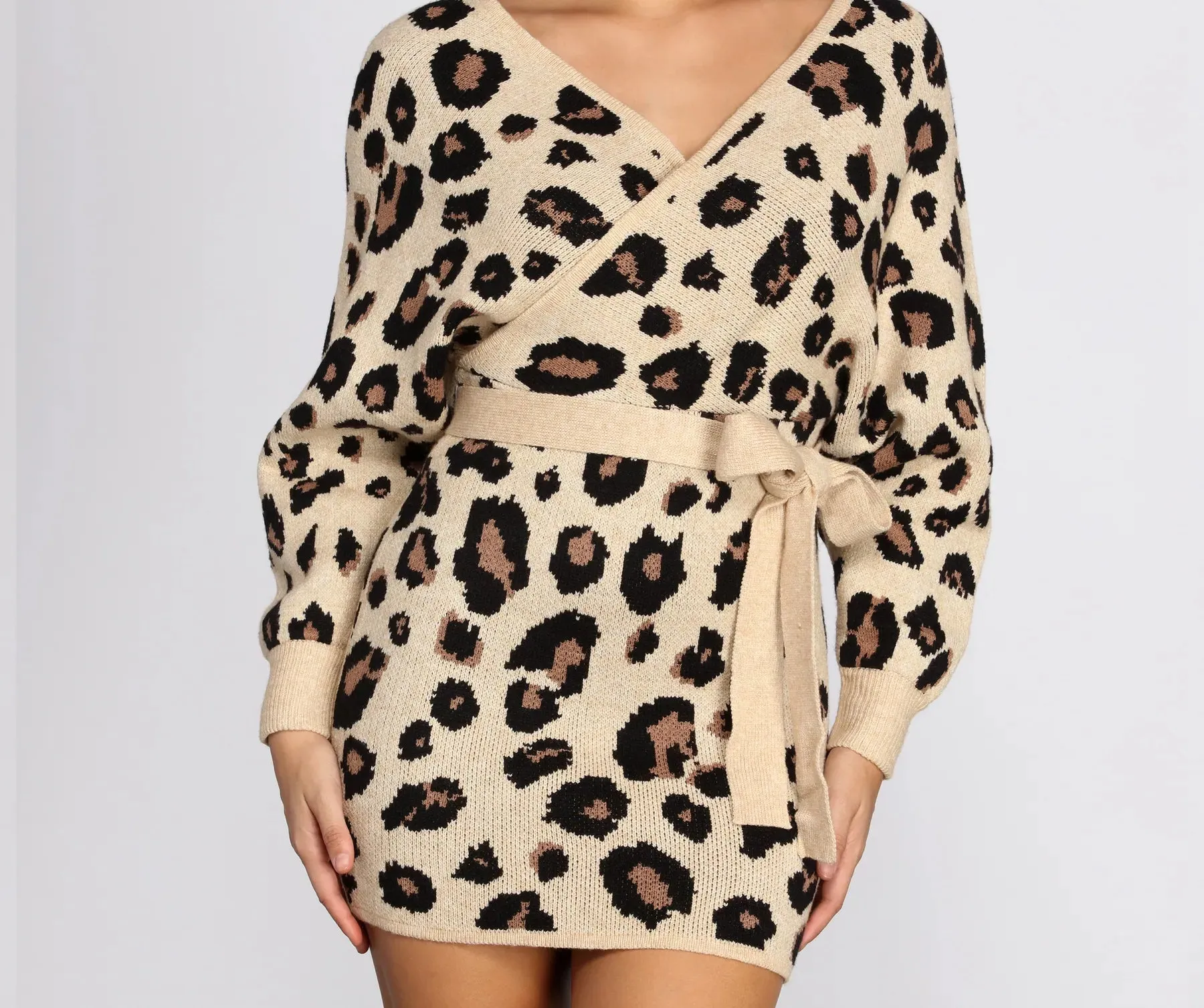 Feline Fierce Sweater Dress