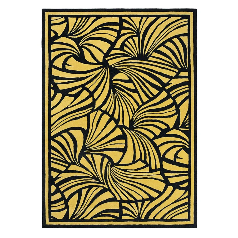 Florence Broadhurst Japanese Fans Rug - Gold