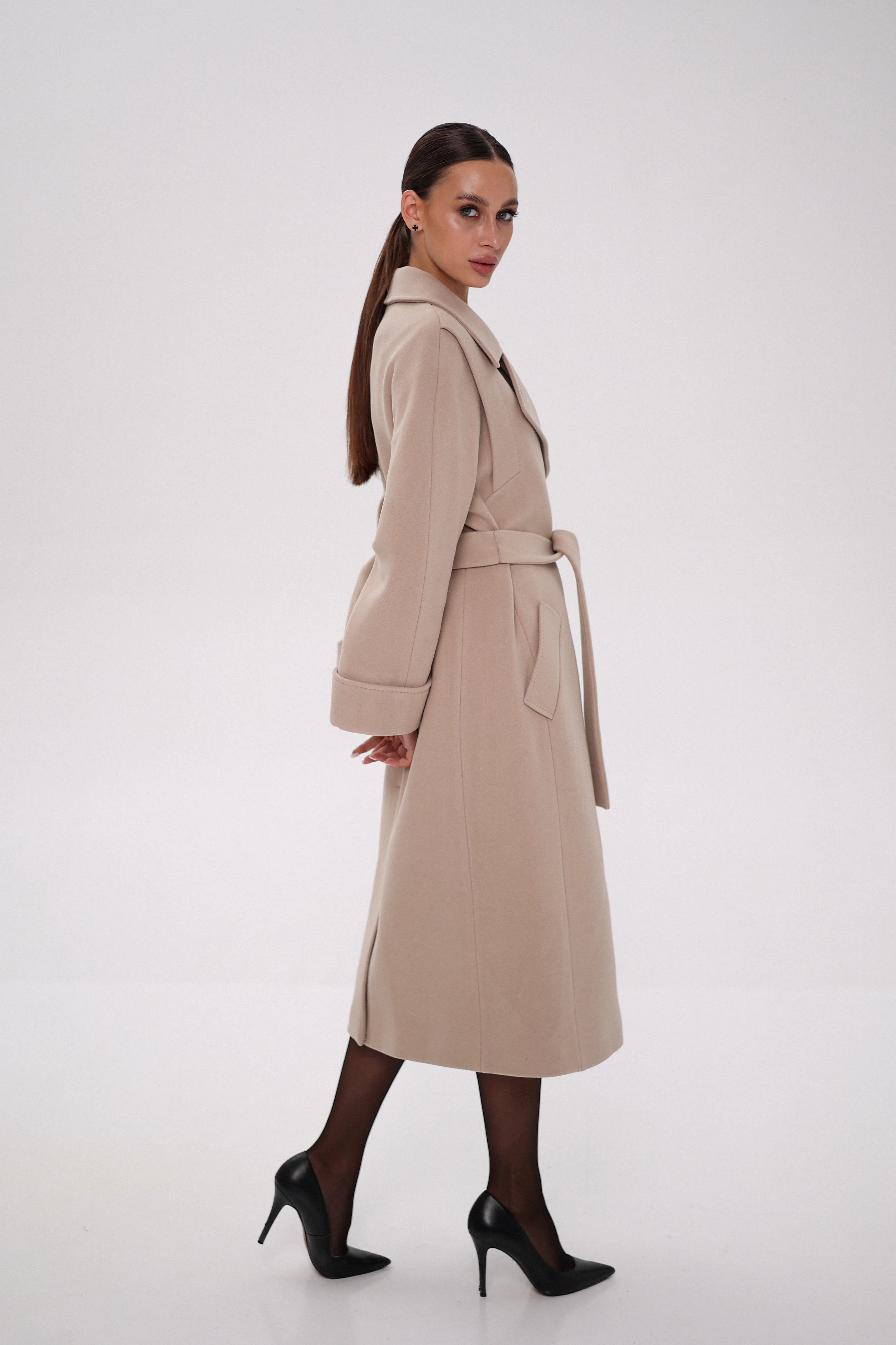 Florence Classic Cashmere Wool Blend Overcoat