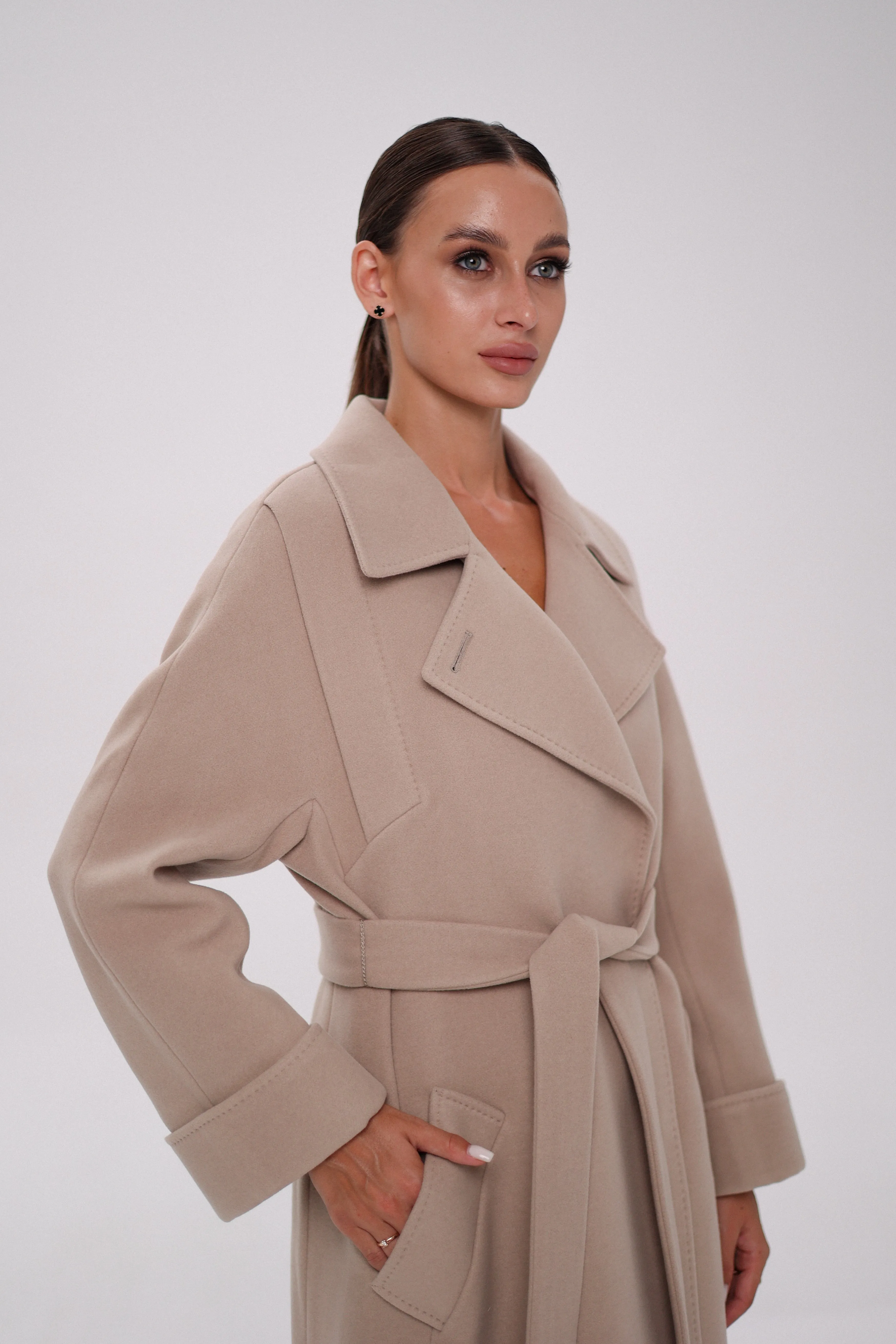 Florence Classic Cashmere Wool Blend Overcoat