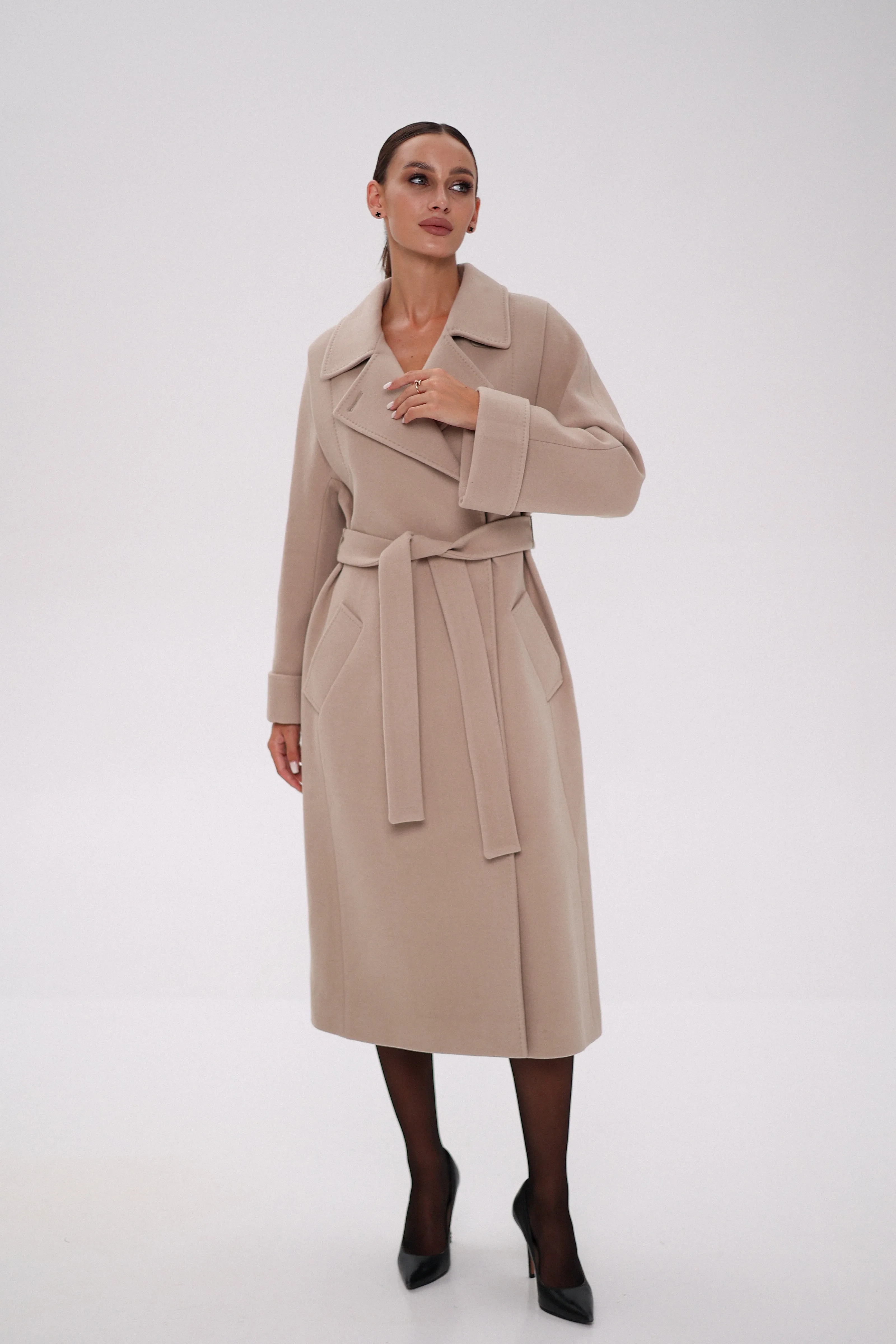 Florence Classic Cashmere Wool Blend Overcoat