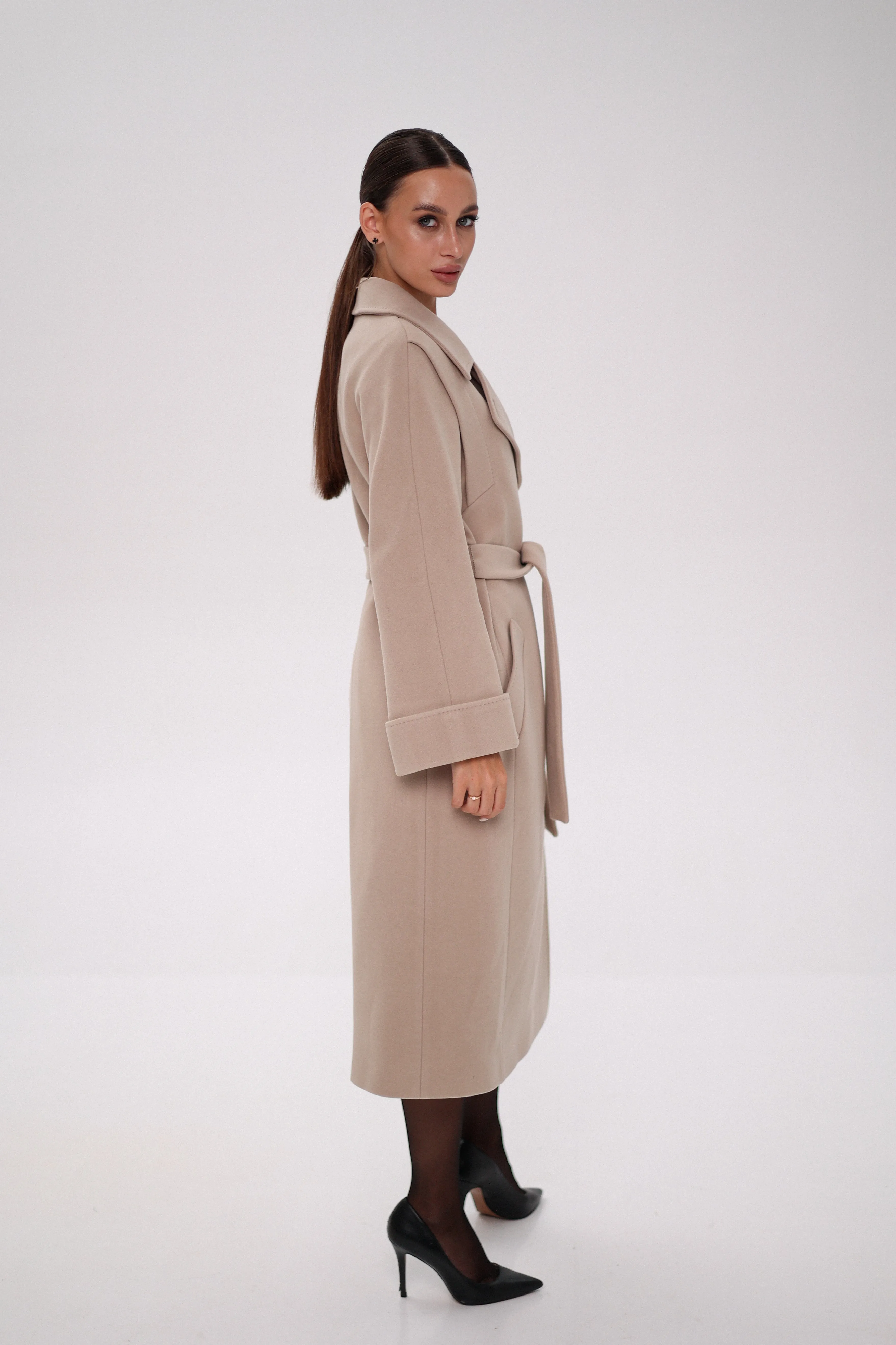 Florence Classic Cashmere Wool Blend Overcoat