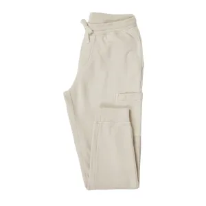 FRADI Cotton Fleece Jogger Pant BEIGE