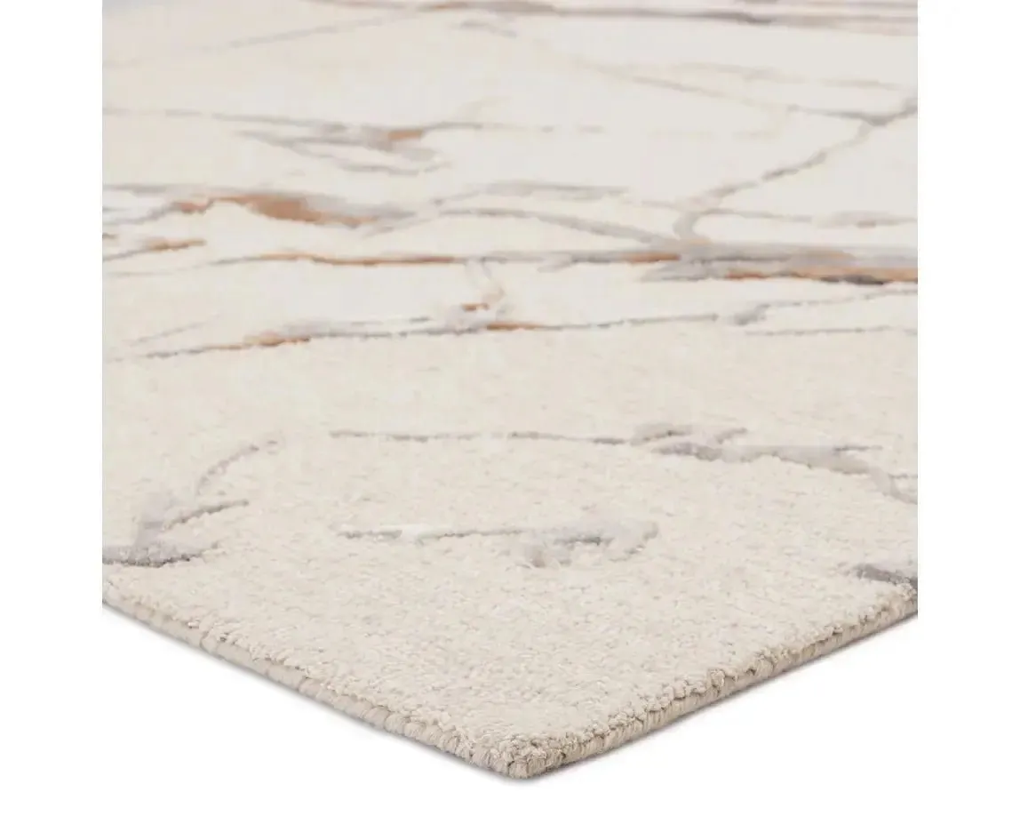 Fragment FRG01 Cream/Silver Rug