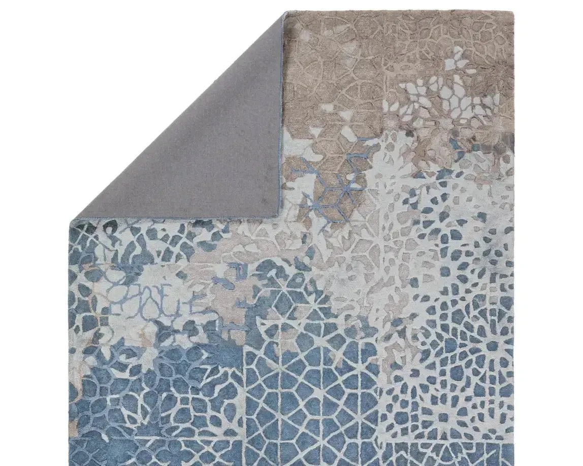 Fragment FRG11 Dark Blue/Light Grey Rug