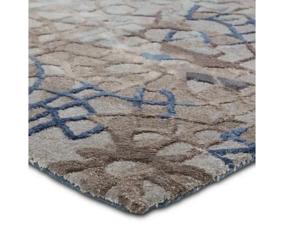 Fragment FRG11 Dark Blue/Light Grey Rug