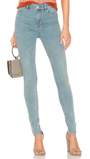 Free People Long And Lean Jegging Indigo