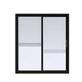 Frosted glass sliding doors with double safety and best price front door Operators Type by Doorwin on Alibaba