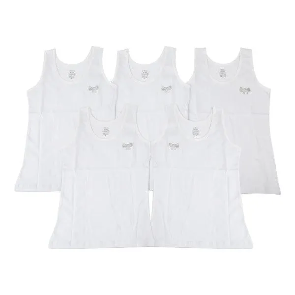 GIRLS WHITE CAMISOLE SET