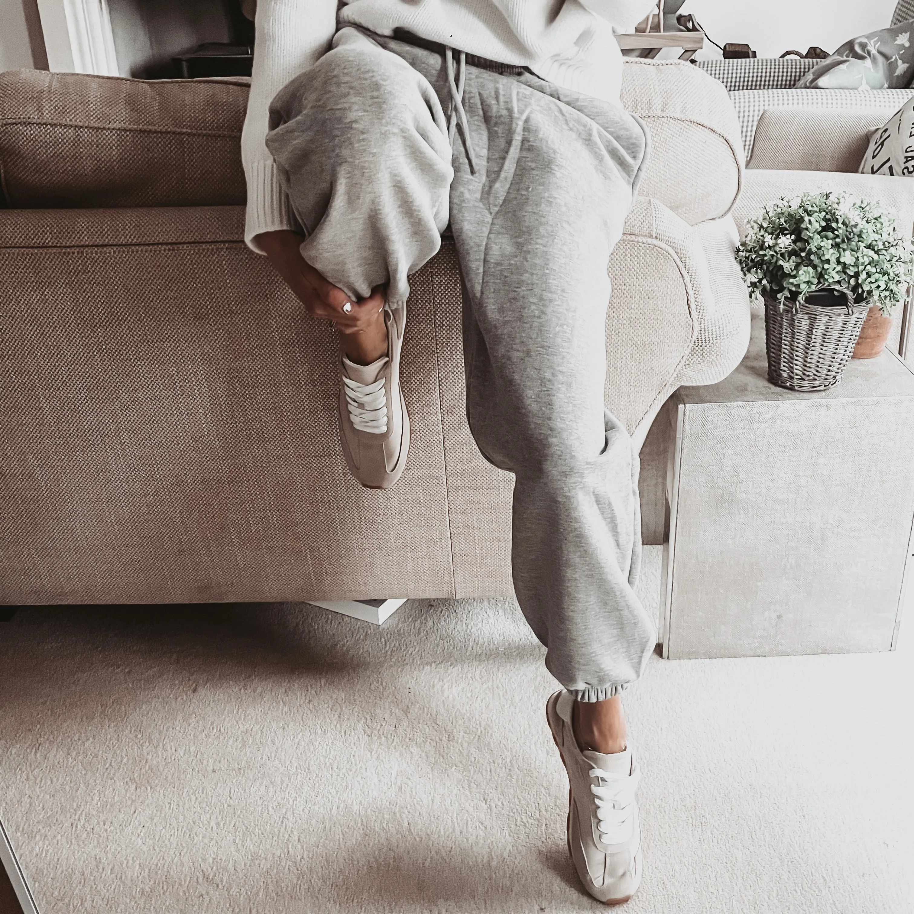 Grey Super slouchy joggers