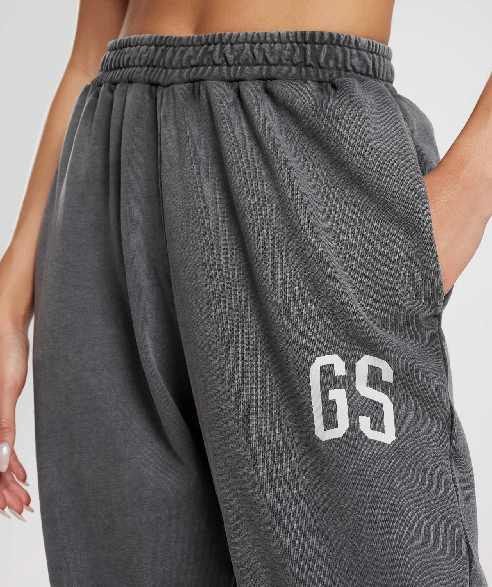 Gymshark Collegiate Joggers - Silhouette Grey