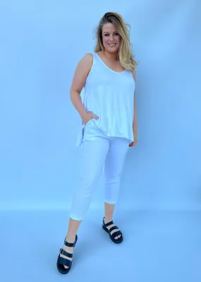 Hailey Jogger in White