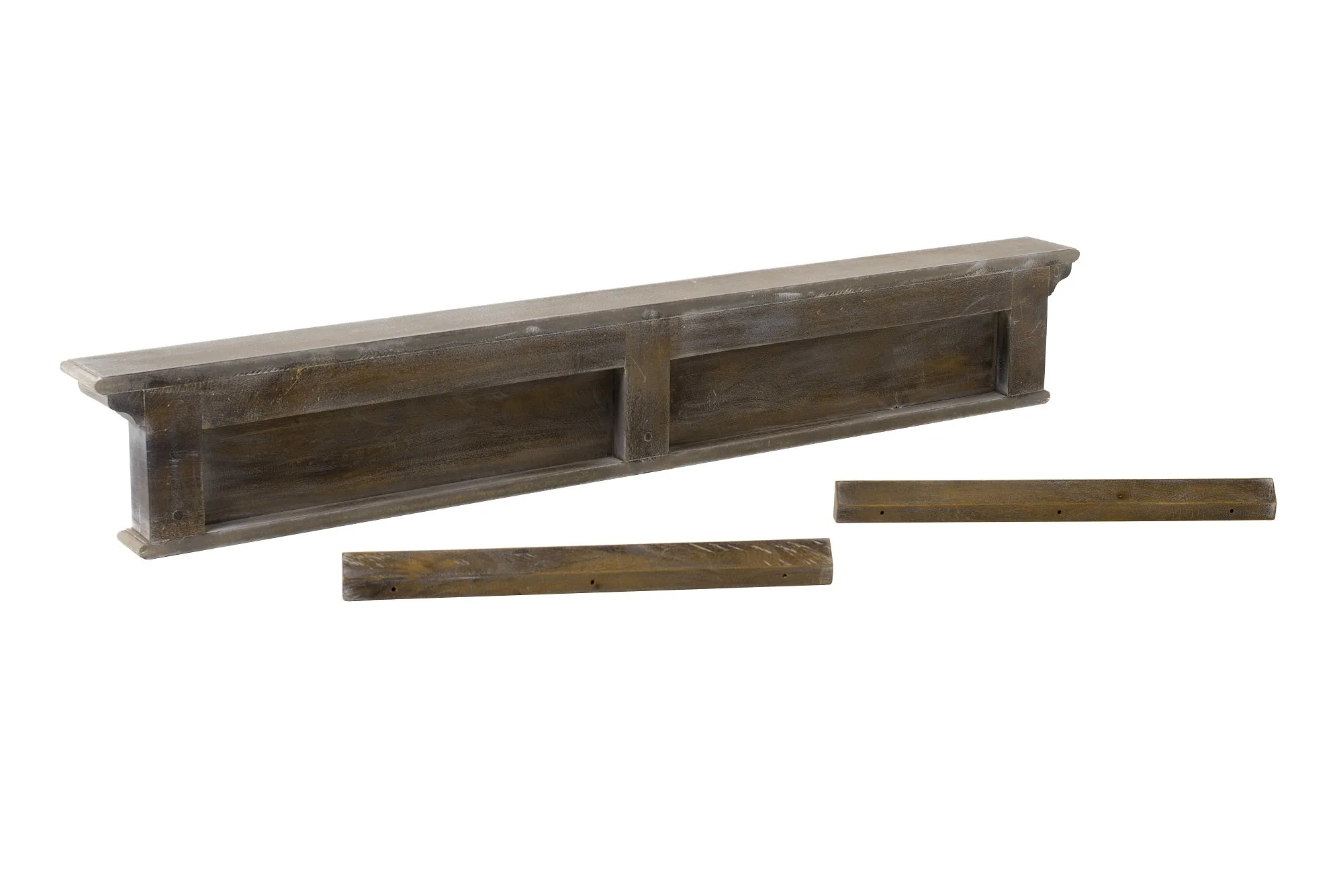 Halifax D161 8-Hook Coat Rack in Natural Wash