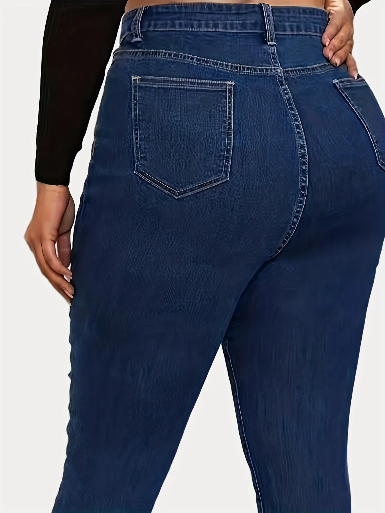 High Rise Skinny Jeans Stylish Stretch Denim Pants for Women