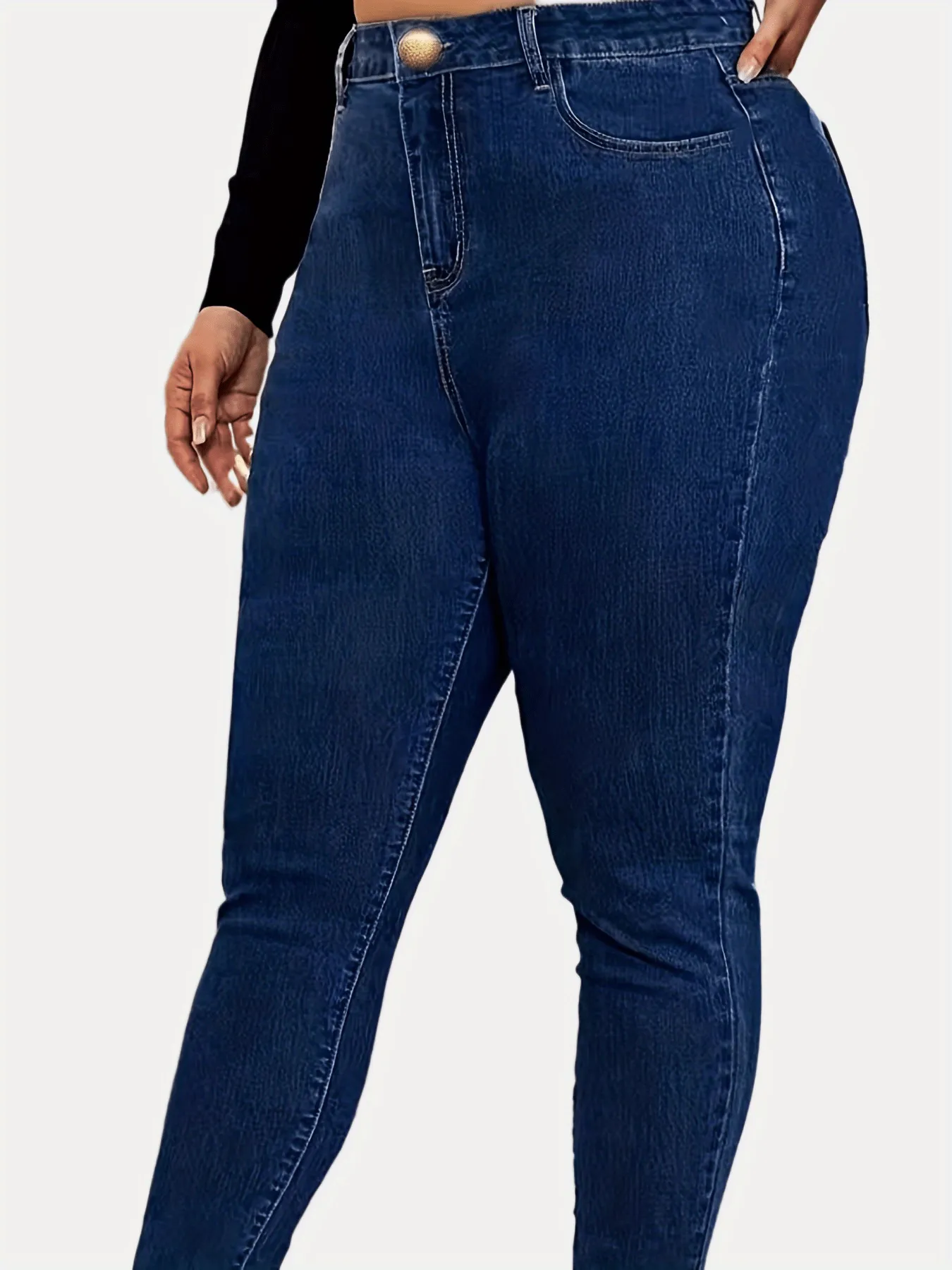 High Rise Skinny Jeans Stylish Stretch Denim Pants for Women