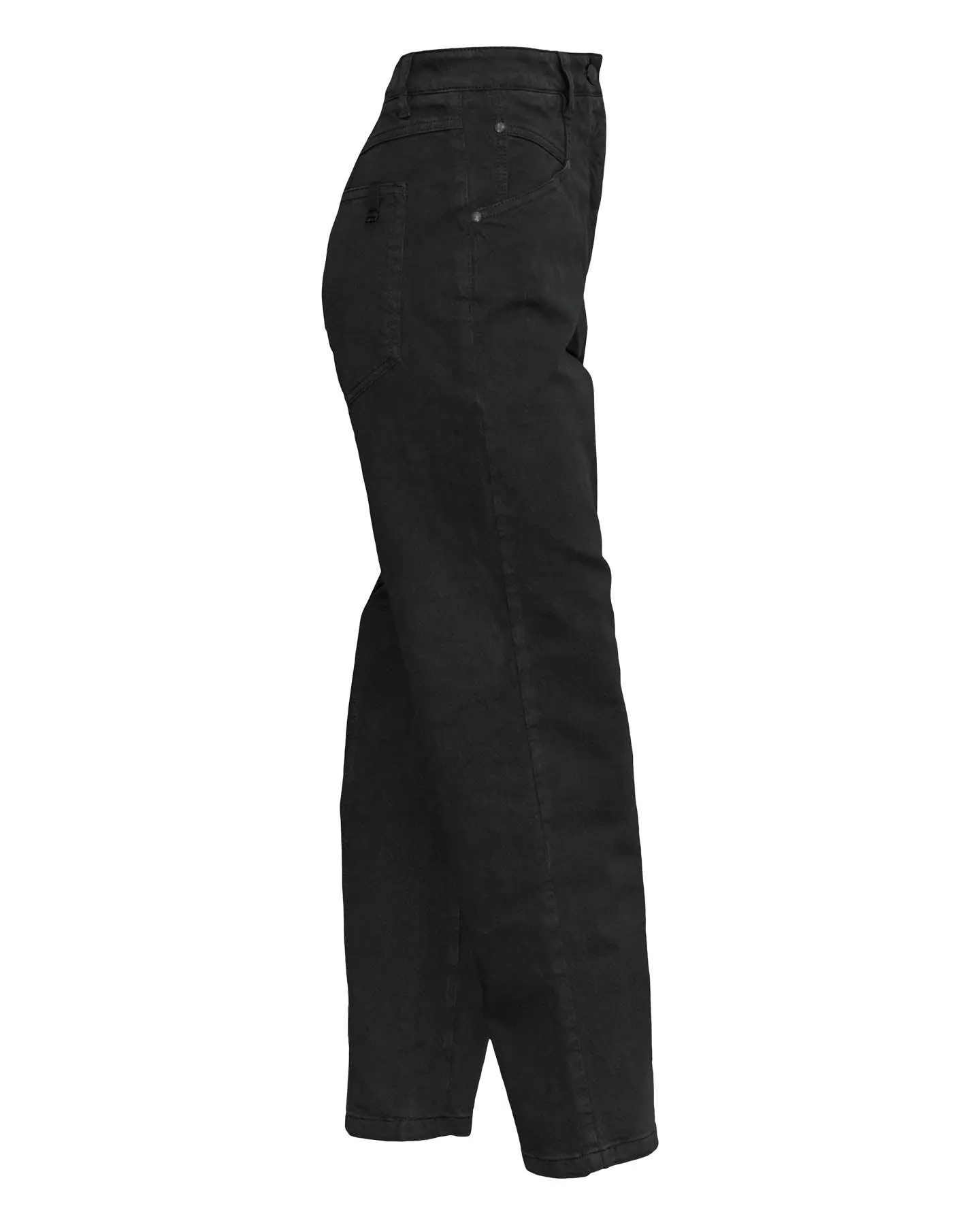 High Waist Cropped Denim Pant