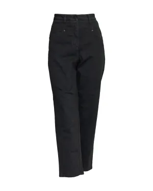 High Waist Cropped Denim Pant