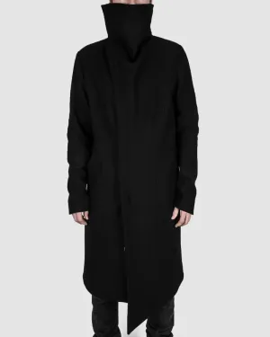 Highneck wool coat