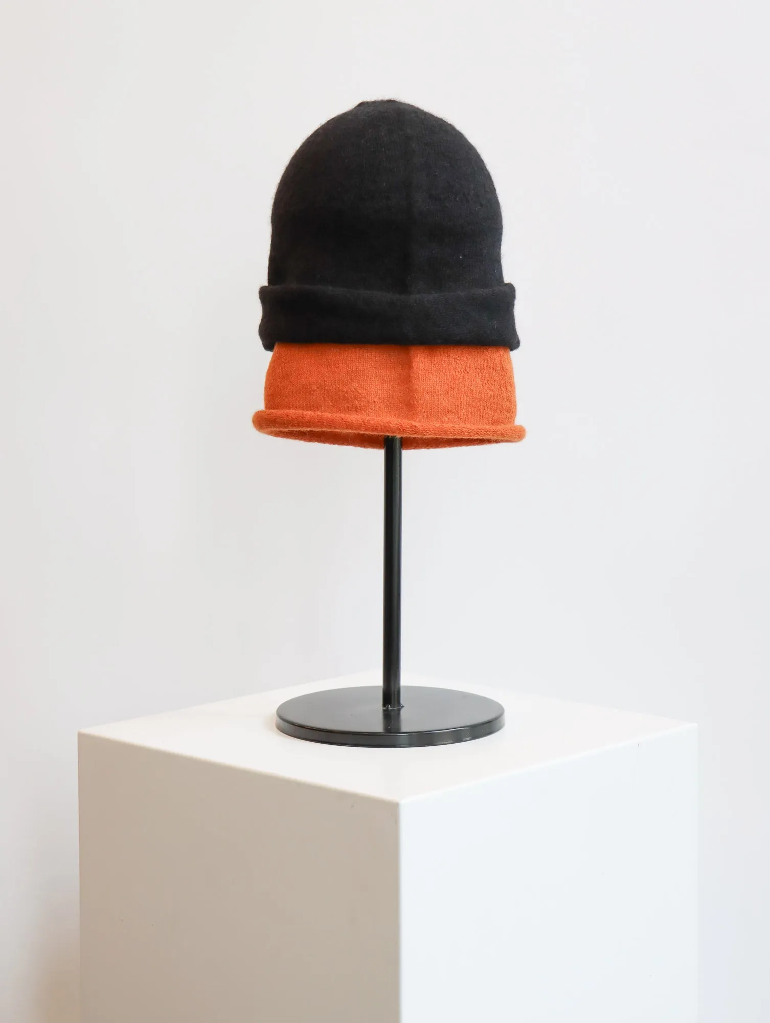 Interplay Beanie in Black-Hued by Issey Miyake